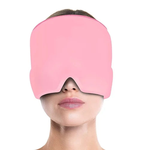 360° Gel Migraine Relief Cap – Reusable Cold Therapy Hat for Headaches and Stress