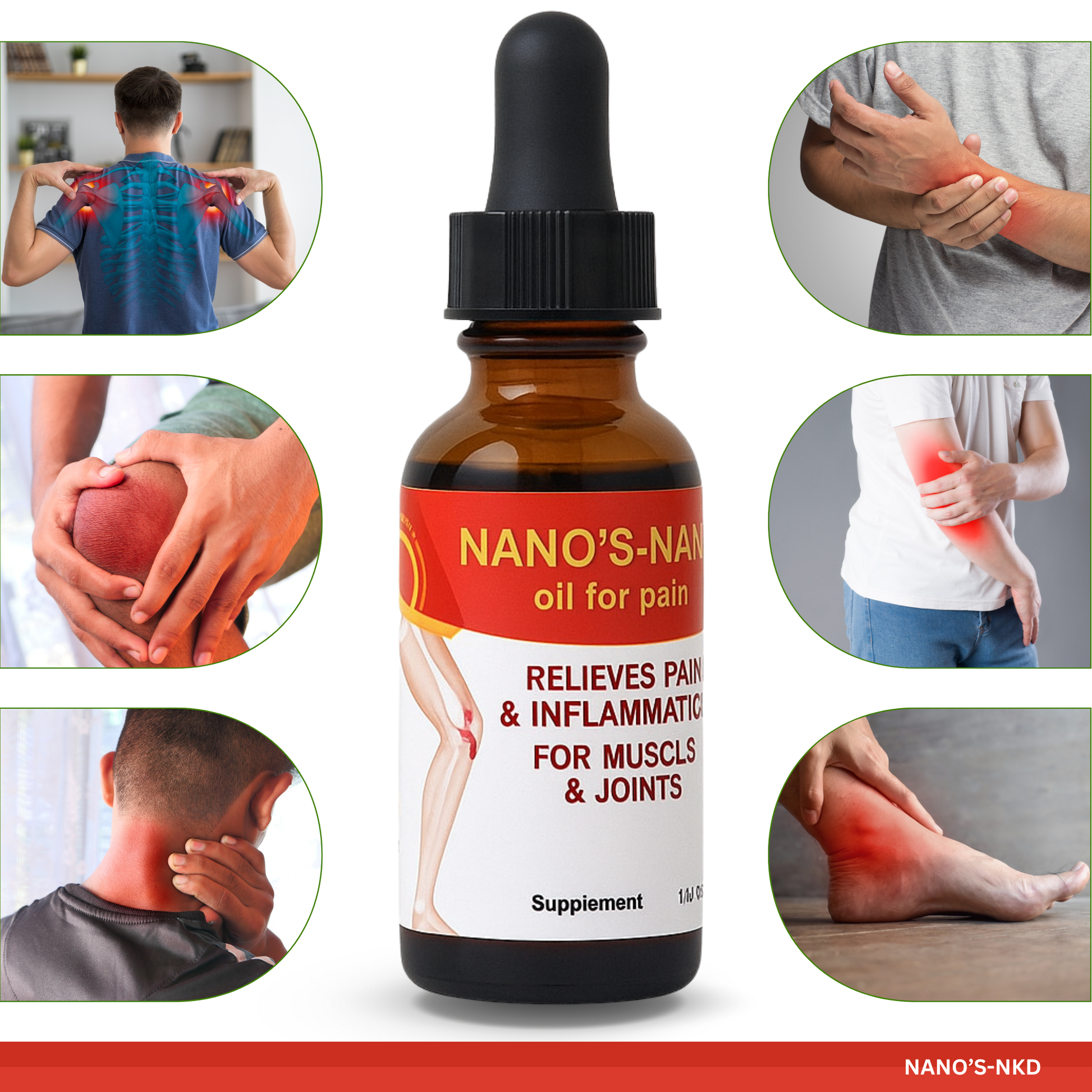 Fast Pain Relief Oil for Arthritis & Joint Pain – 100% Natural (made in USA)