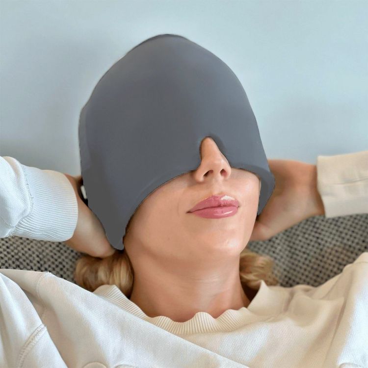 360° Gel Migraine Relief Cap – Reusable Cold Therapy Hat for Headaches and Stress