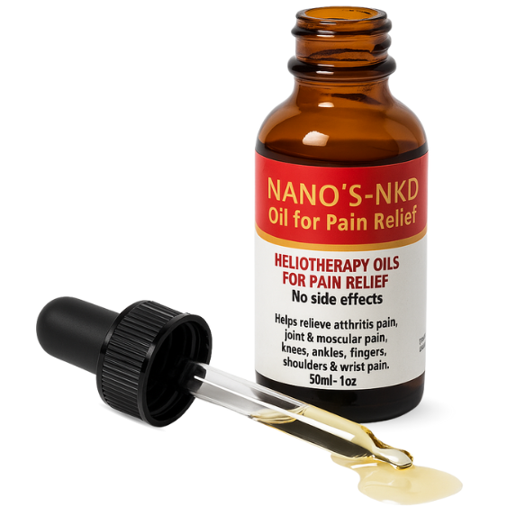Fast Pain Relief Oil for Arthritis & Joint Pain – 100% Natural (made in USA)